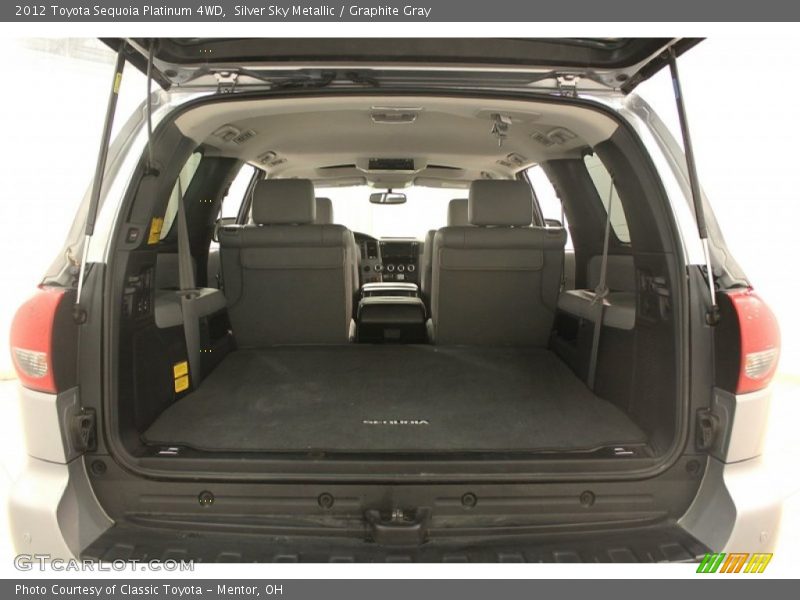 Silver Sky Metallic / Graphite Gray 2012 Toyota Sequoia Platinum 4WD