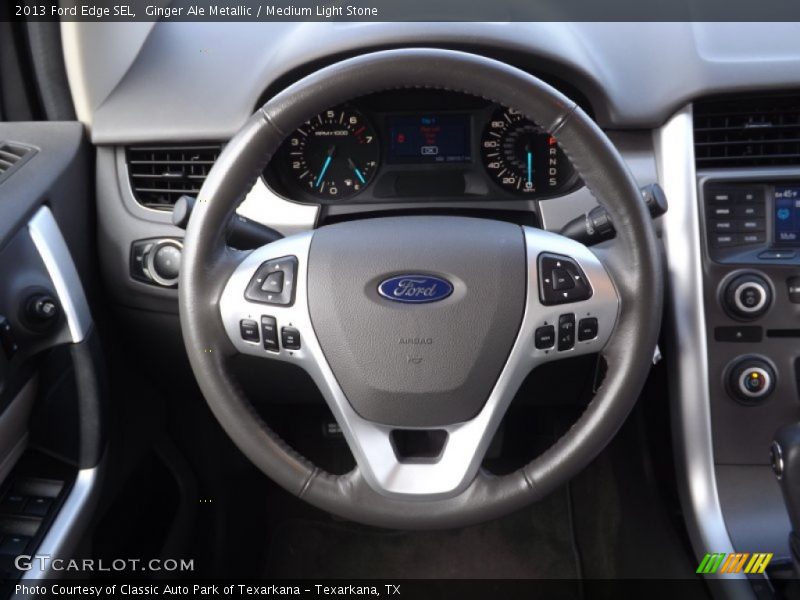 Ginger Ale Metallic / Medium Light Stone 2013 Ford Edge SEL