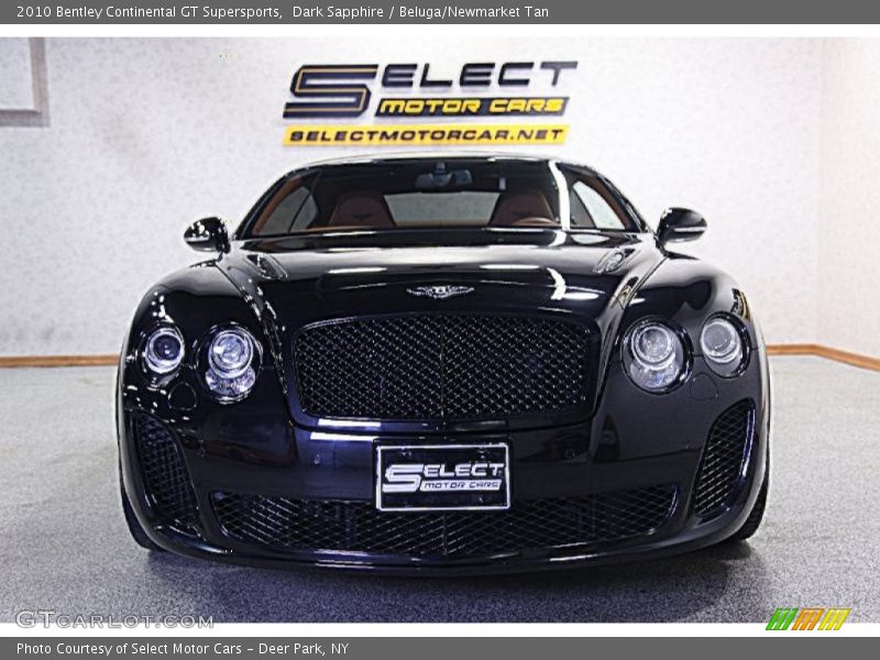 Dark Sapphire / Beluga/Newmarket Tan 2010 Bentley Continental GT Supersports