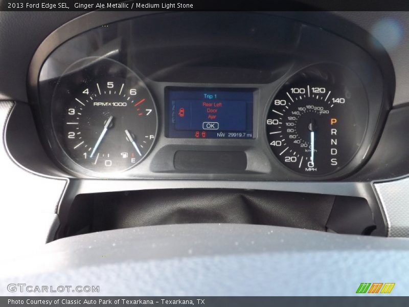 Ginger Ale Metallic / Medium Light Stone 2013 Ford Edge SEL