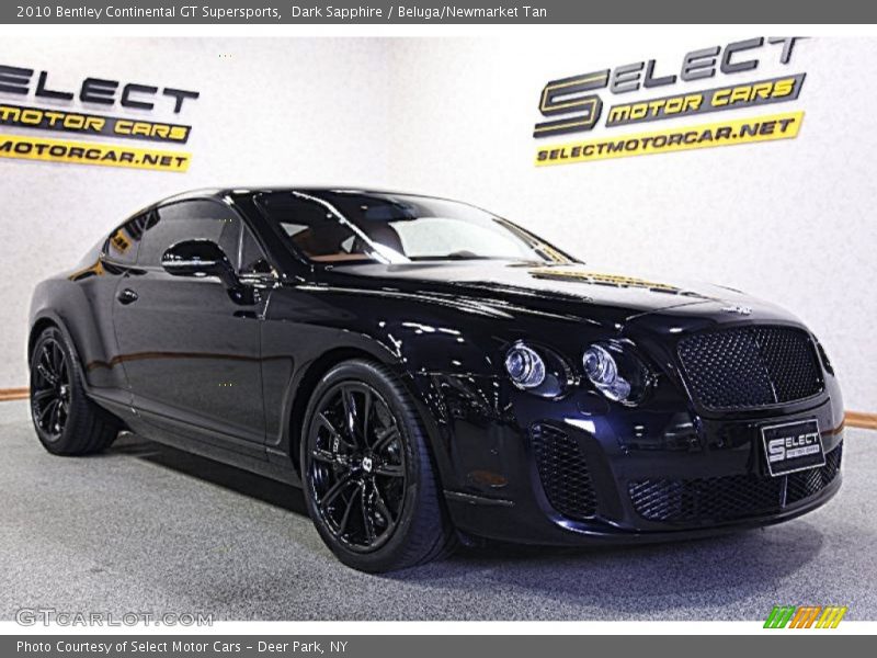 Dark Sapphire / Beluga/Newmarket Tan 2010 Bentley Continental GT Supersports