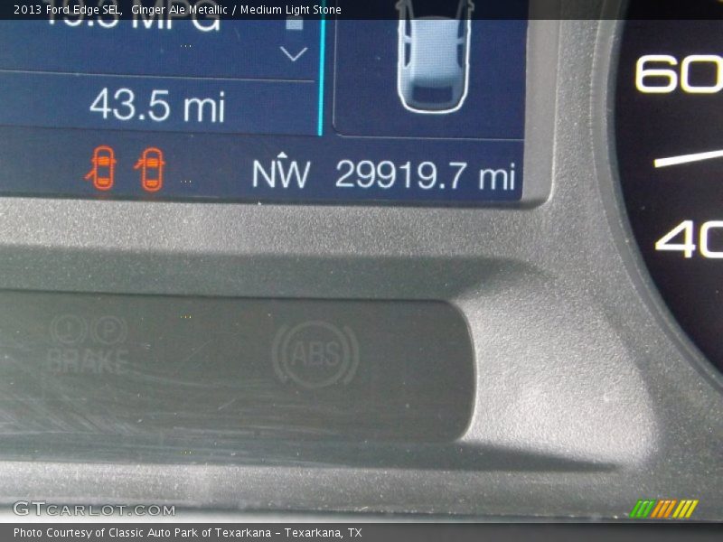 Ginger Ale Metallic / Medium Light Stone 2013 Ford Edge SEL