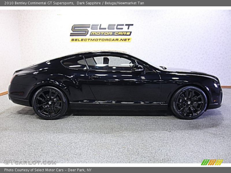 Dark Sapphire / Beluga/Newmarket Tan 2010 Bentley Continental GT Supersports