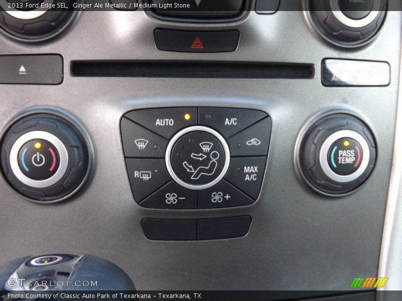 Ginger Ale Metallic / Medium Light Stone 2013 Ford Edge SEL