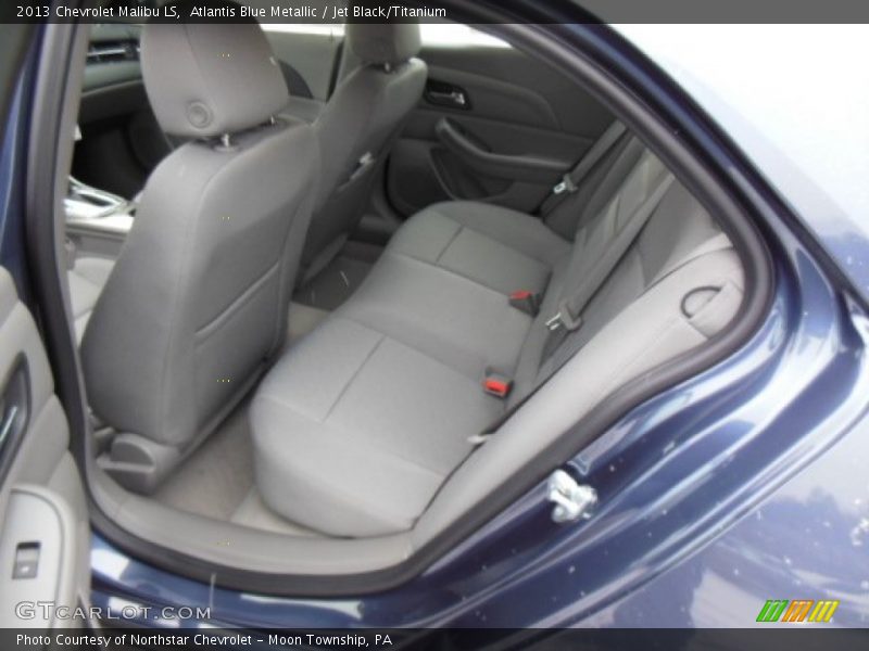 Atlantis Blue Metallic / Jet Black/Titanium 2013 Chevrolet Malibu LS
