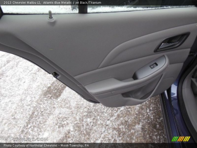 Atlantis Blue Metallic / Jet Black/Titanium 2013 Chevrolet Malibu LS