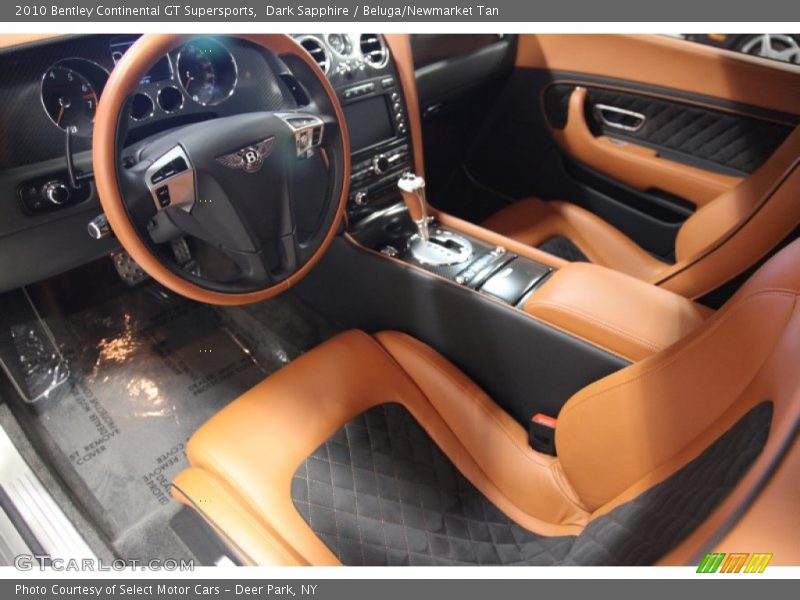 Dark Sapphire / Beluga/Newmarket Tan 2010 Bentley Continental GT Supersports