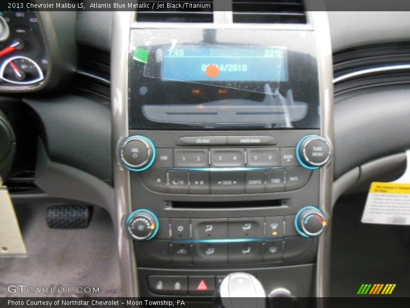 Atlantis Blue Metallic / Jet Black/Titanium 2013 Chevrolet Malibu LS
