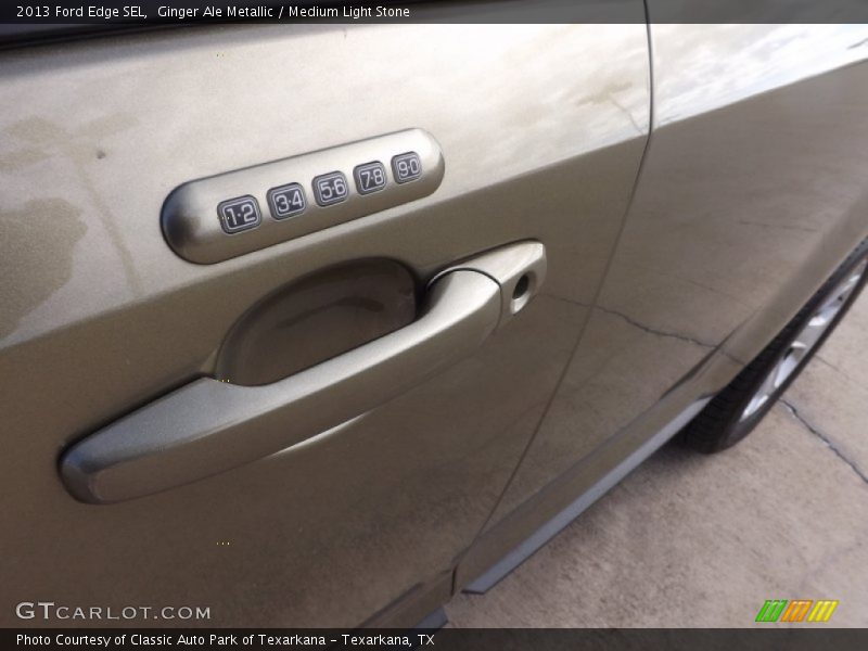 Ginger Ale Metallic / Medium Light Stone 2013 Ford Edge SEL