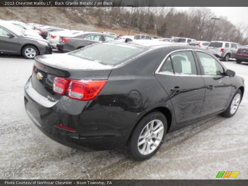 Black Granite Metallic / Jet Black 2013 Chevrolet Malibu LT