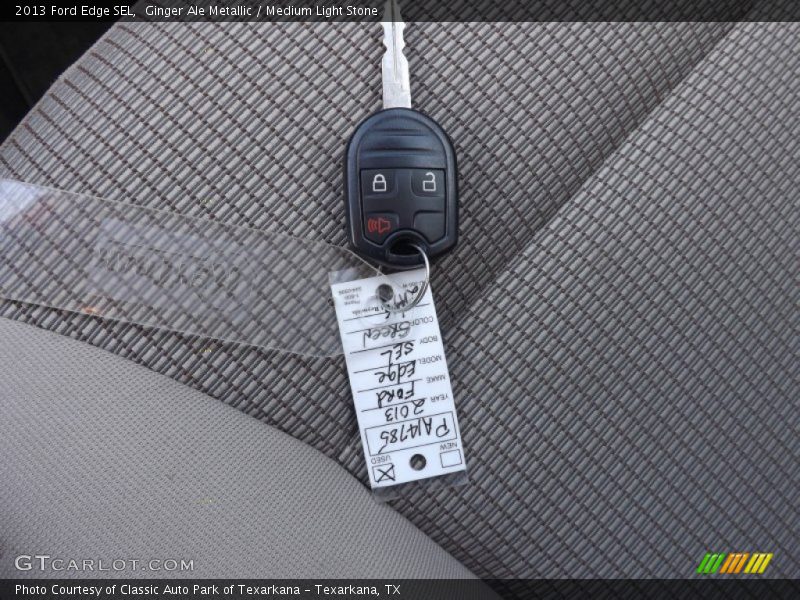 Ginger Ale Metallic / Medium Light Stone 2013 Ford Edge SEL