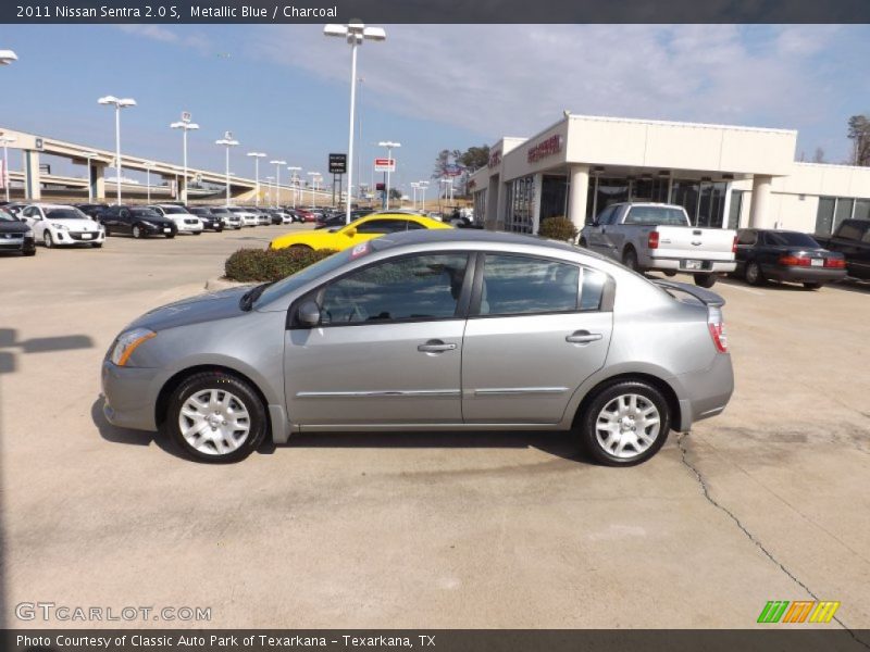 Metallic Blue / Charcoal 2011 Nissan Sentra 2.0 S
