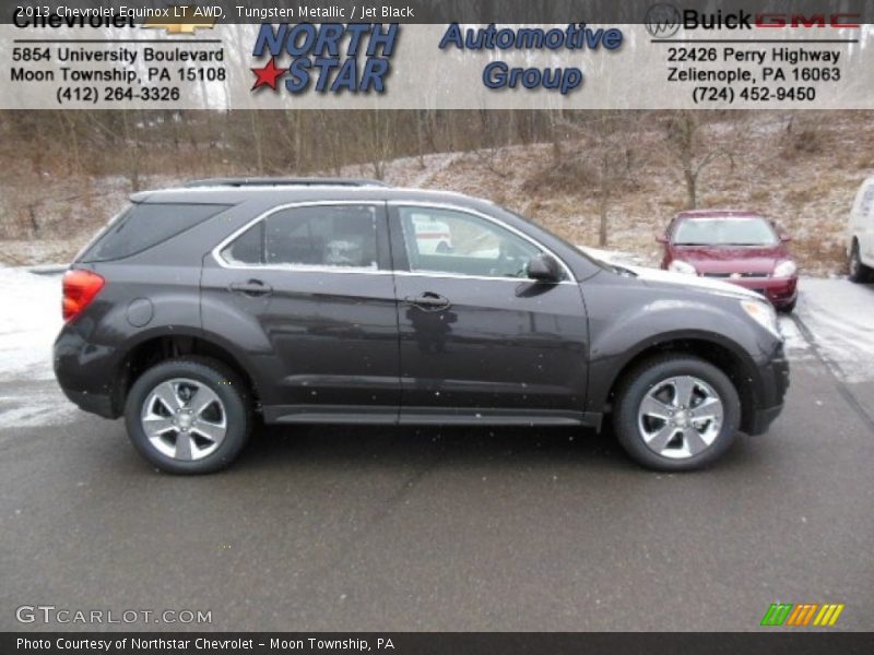 Tungsten Metallic / Jet Black 2013 Chevrolet Equinox LT AWD