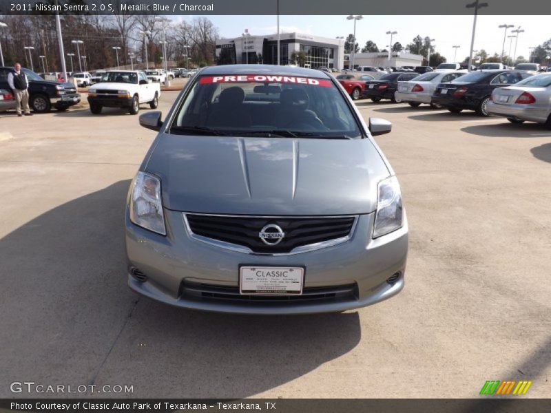Metallic Blue / Charcoal 2011 Nissan Sentra 2.0 S
