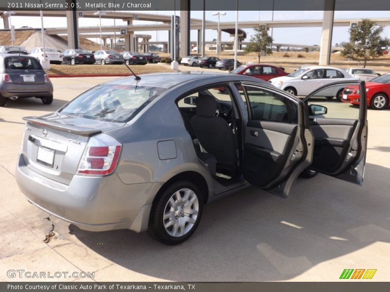 Metallic Blue / Charcoal 2011 Nissan Sentra 2.0 S
