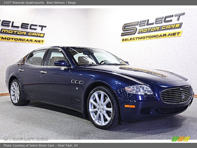 Blue Nettuno / Beige 2007 Maserati Quattroporte