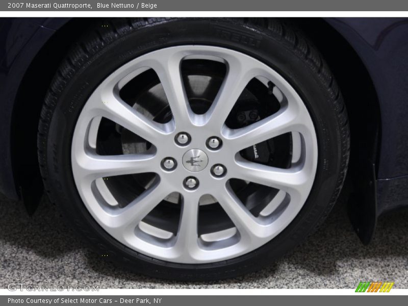 Blue Nettuno / Beige 2007 Maserati Quattroporte
