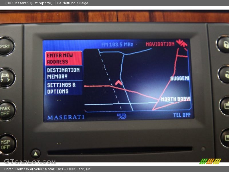 Blue Nettuno / Beige 2007 Maserati Quattroporte