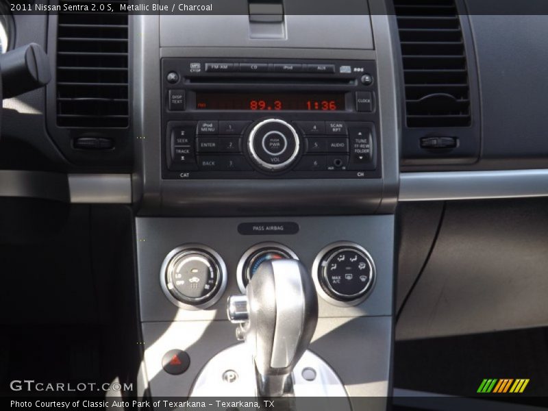 Metallic Blue / Charcoal 2011 Nissan Sentra 2.0 S