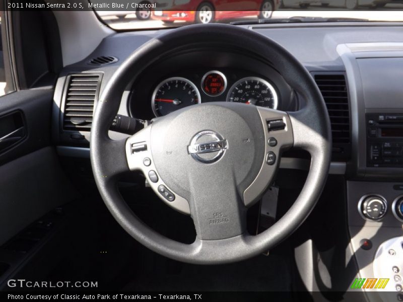 Metallic Blue / Charcoal 2011 Nissan Sentra 2.0 S