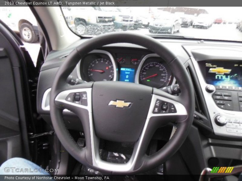 Tungsten Metallic / Jet Black 2013 Chevrolet Equinox LT AWD
