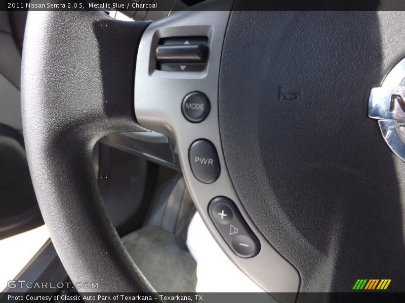 Metallic Blue / Charcoal 2011 Nissan Sentra 2.0 S