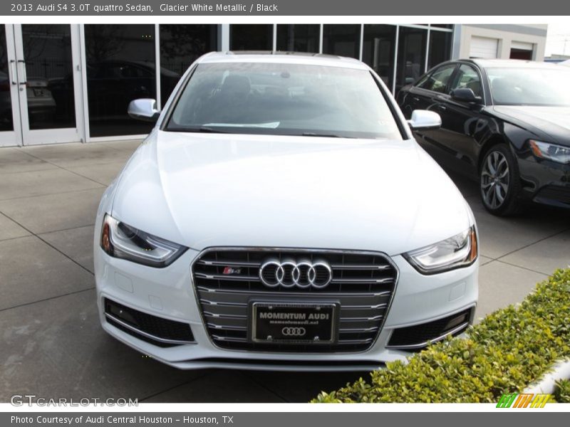 Glacier White Metallic / Black 2013 Audi S4 3.0T quattro Sedan
