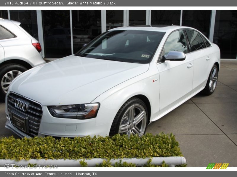 Glacier White Metallic / Black 2013 Audi S4 3.0T quattro Sedan