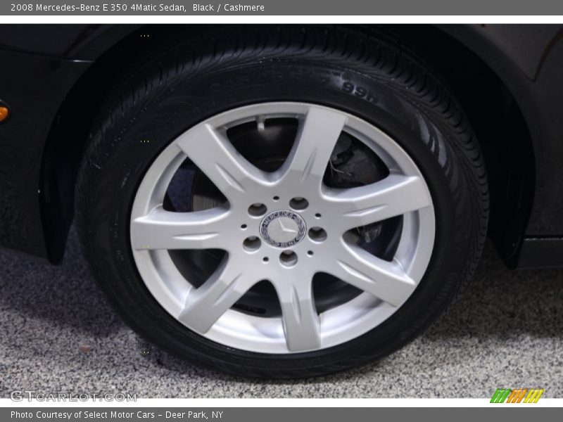 Black / Cashmere 2008 Mercedes-Benz E 350 4Matic Sedan