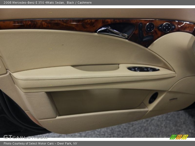 Black / Cashmere 2008 Mercedes-Benz E 350 4Matic Sedan