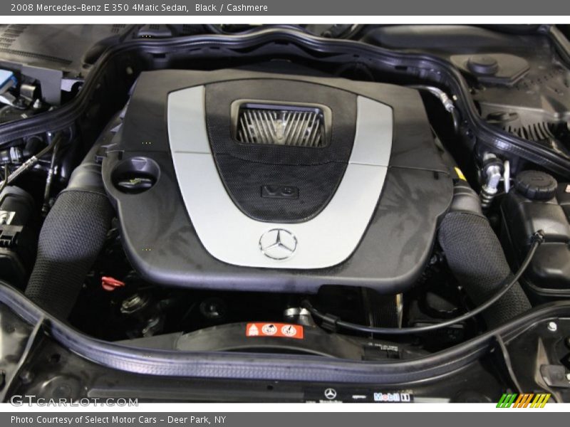 Black / Cashmere 2008 Mercedes-Benz E 350 4Matic Sedan