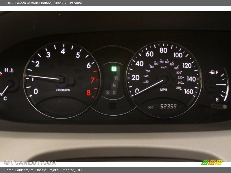 Black / Graphite 2007 Toyota Avalon Limited