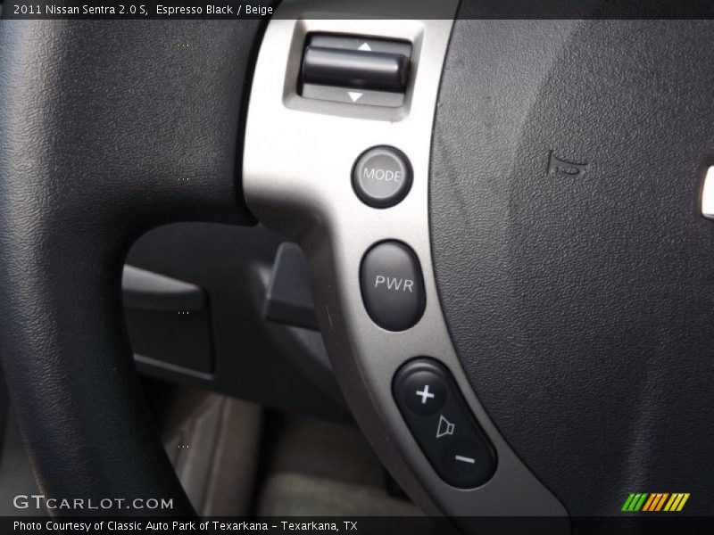 Espresso Black / Beige 2011 Nissan Sentra 2.0 S