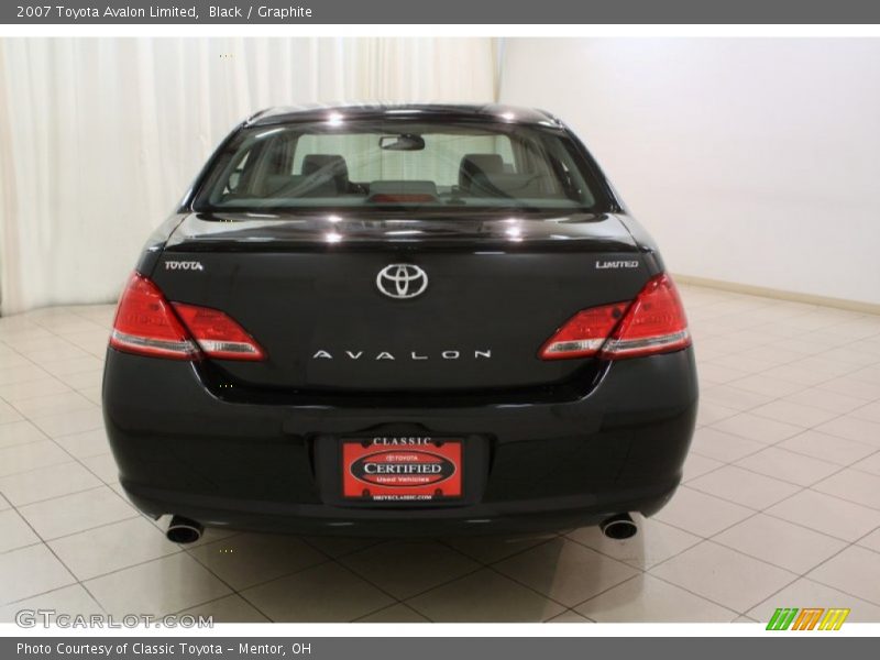 Black / Graphite 2007 Toyota Avalon Limited