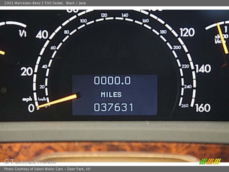 Black / Java 2001 Mercedes-Benz S 500 Sedan