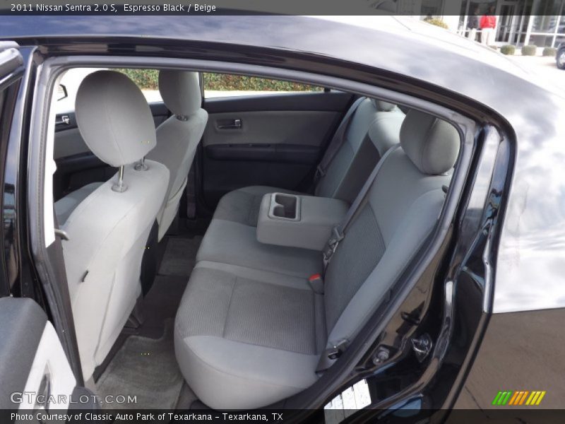 Espresso Black / Beige 2011 Nissan Sentra 2.0 S