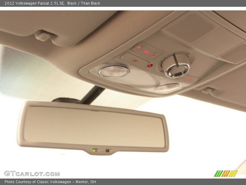 Black / Titan Black 2012 Volkswagen Passat 2.5L SE