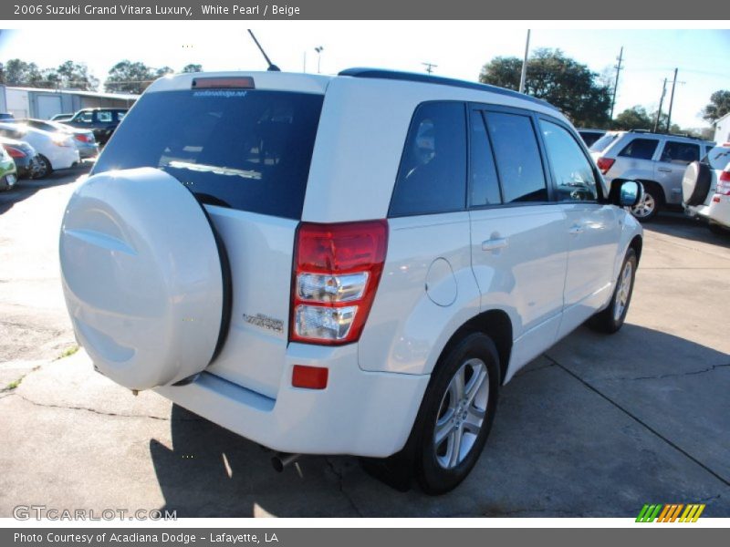 White Pearl / Beige 2006 Suzuki Grand Vitara Luxury