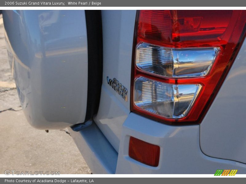 White Pearl / Beige 2006 Suzuki Grand Vitara Luxury