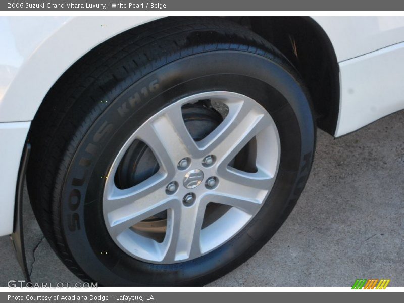 White Pearl / Beige 2006 Suzuki Grand Vitara Luxury
