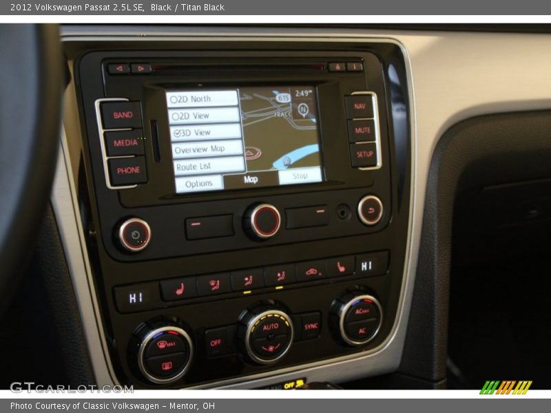 Black / Titan Black 2012 Volkswagen Passat 2.5L SE