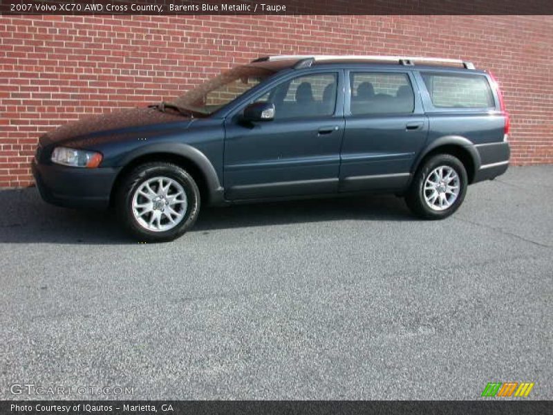 Barents Blue Metallic / Taupe 2007 Volvo XC70 AWD Cross Country