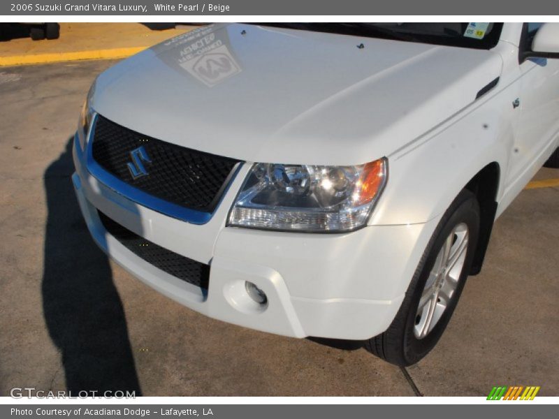 White Pearl / Beige 2006 Suzuki Grand Vitara Luxury