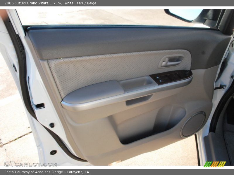 White Pearl / Beige 2006 Suzuki Grand Vitara Luxury