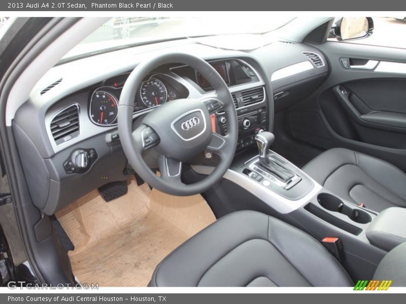 Phantom Black Pearl / Black 2013 Audi A4 2.0T Sedan
