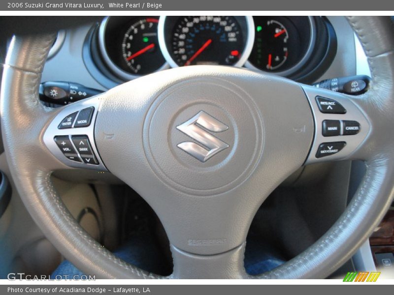 White Pearl / Beige 2006 Suzuki Grand Vitara Luxury