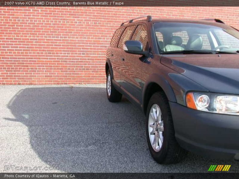 Barents Blue Metallic / Taupe 2007 Volvo XC70 AWD Cross Country