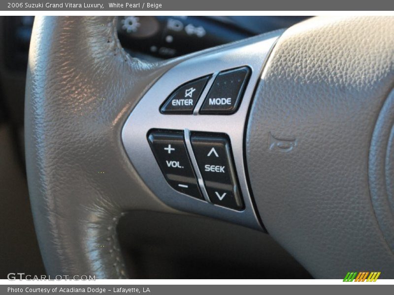 White Pearl / Beige 2006 Suzuki Grand Vitara Luxury