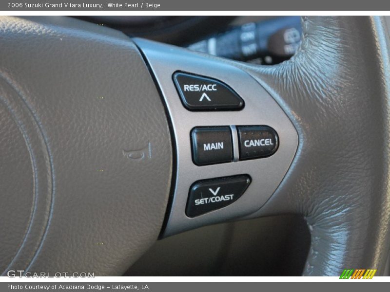 White Pearl / Beige 2006 Suzuki Grand Vitara Luxury