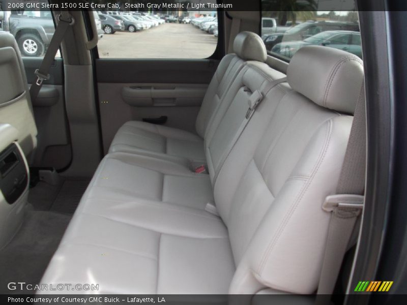 Stealth Gray Metallic / Light Titanium 2008 GMC Sierra 1500 SLE Crew Cab